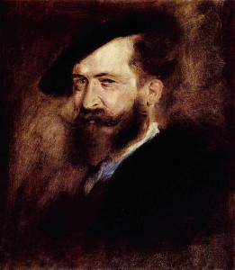 Wilhelm Busch Portrait by Franz von Lenbach